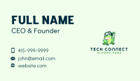 Frog Disk Jockey  Business Card Image Preview