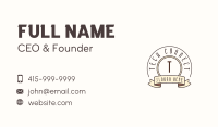 Classic Banner Letter Business Card Image Preview