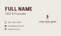 Leather Formal Shoes Business Card Image Preview