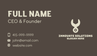 Grey Bull Wrench  Business Card Design
