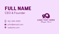 Purple Infinity Company  Business Card Image Preview