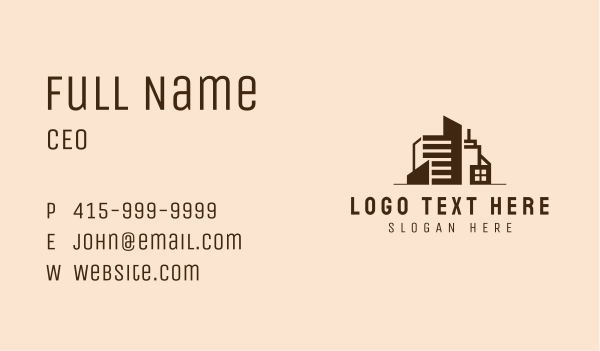 City Building Property Business Card Design Image Preview