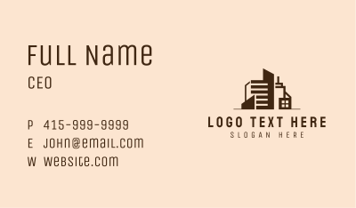 City Building Property Business Card Image Preview