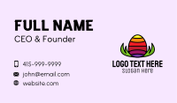 Rainbow Egg Business Card Image Preview