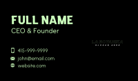 Corporate Outline Wordmark Business Card Image Preview