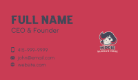 Cute Girl Game Streamer Business Card Image Preview