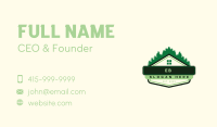 Forest Roof House Business Card Image Preview
