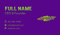 Graffiti Mural Wordmark Business Card Image Preview