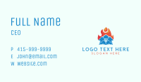 Ice Fire House Business Card Image Preview