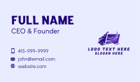 Purple Freight Trucking  Business Card Image Preview