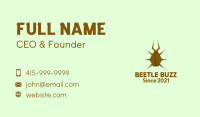 Beetle Insect Origami Business Card Image Preview