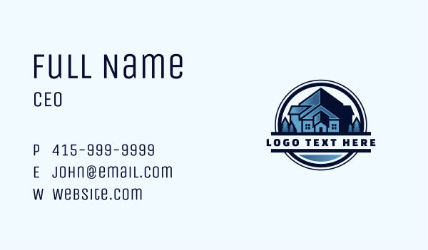 Housing Roof Realty Business Card Design Image Preview