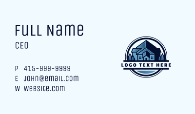 Housing Roof Realty Business Card Image Preview