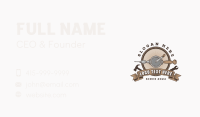 Vintage Hand Drill Tool Business Card Preview