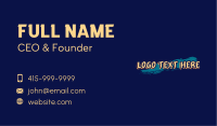 Street Paint Wordmark Business Card Image Preview