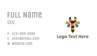 Bee Wrench Business Card Image Preview