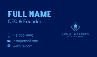 Blue Battery Charge Business Card Image Preview