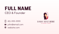 Woman Fashion Hair Business Card Preview