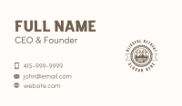 Lumber Axe Woodwork Business Card Image Preview