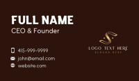 Luxury Ribbon Letter S Business Card Image Preview
