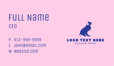 Animal Dog Trainer Business Card Image Preview
