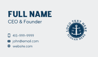 Aquatic Sailor Anchor Business Card Image Preview