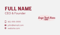 Pastel Beauty Leaf Wordmark Business Card Image Preview