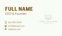 Luxury Hexagon Badge Lettermark Business Card Image Preview