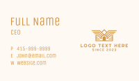 Gold House Wings Business Card Image Preview