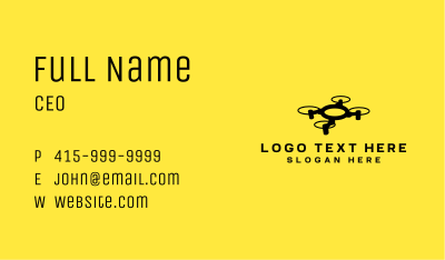 Drone Camera Equipment Business Card Image Preview