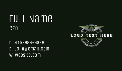 Modern Military Wings  Business Card Image Preview