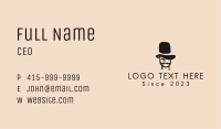 Vintage Mustache Man Business Card Image Preview