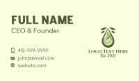 Olive Oil Droplet Business Card Image Preview