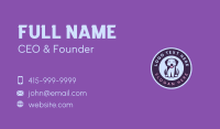 Dog Pet Grooming Business Card Preview