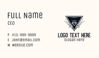 Vintage Diamond Banner Badge Business Card Image Preview