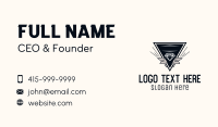 Vintage Diamond Banner Badge Business Card Image Preview