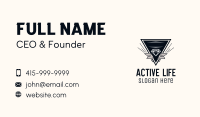 Vintage Diamond Banner Badge Business Card Image Preview