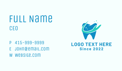 Dental Care Clinic Business Card