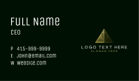 Egypt Triangle Pyramid Business Card Image Preview