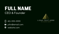 Egypt Triangle Pyramid Business Card Image Preview
