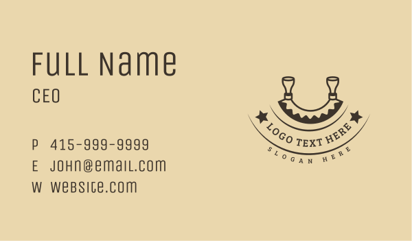 Retro Kitchen Knife Business Card Design Image Preview