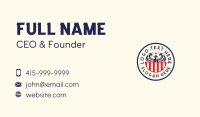 Patriotic USA Eagle Business Card Preview