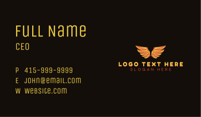 Archangel Wings Holistic Business Card Image Preview
