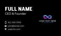 Infinity Arrow Loop Business Card Design