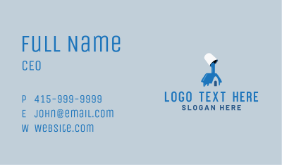 Paint Bucket Roof Business Card Image Preview