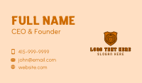 Lion Head Emblem Business Card Preview