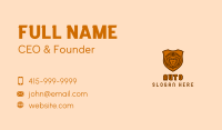 Lion Head Emblem Business Card Image Preview