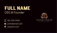 Elegant Monarch Shield Business Card Image Preview