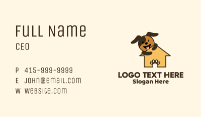 Dog House Pet Shop Business Card