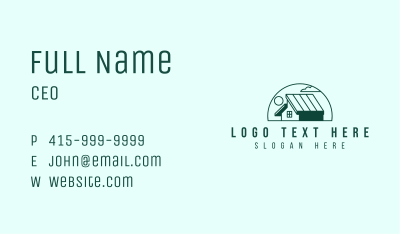 Sunset Roof Repair Business Card Image Preview